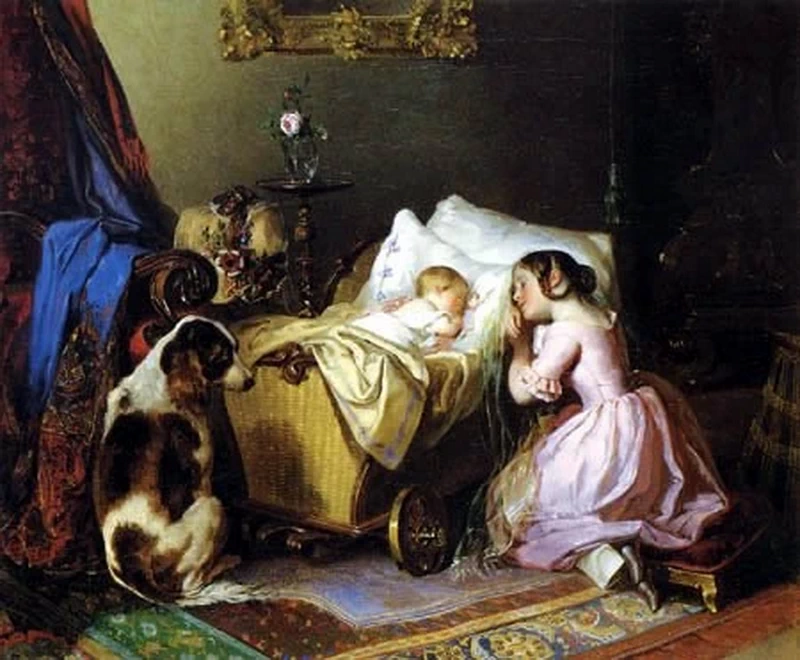Josef Danhauser - Amore materno
